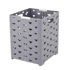 Foldable Plastic - Laundry Clothes Basket