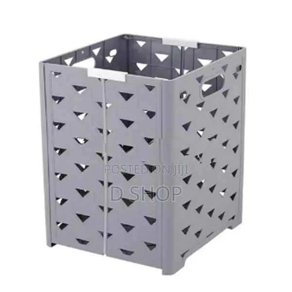 Foldable Plastic - Laundry Clothes Basket