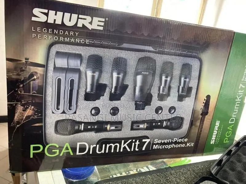 Drum microphone set..