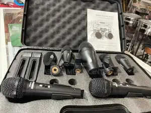 Drum microphone set..