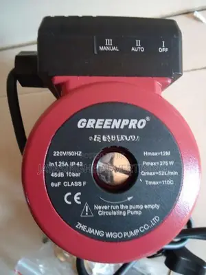Pressure Pump Hot And Cold Water Size 1" ( 10 Bar GREENPRO)