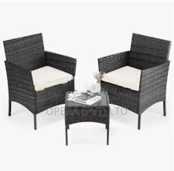 Outdoor Coffee table with 2 chairs