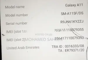 Samsung Galaxy A11 (Used)