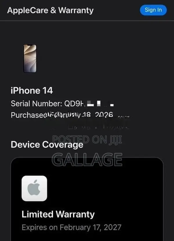 Apple iPhone 14 (Used)