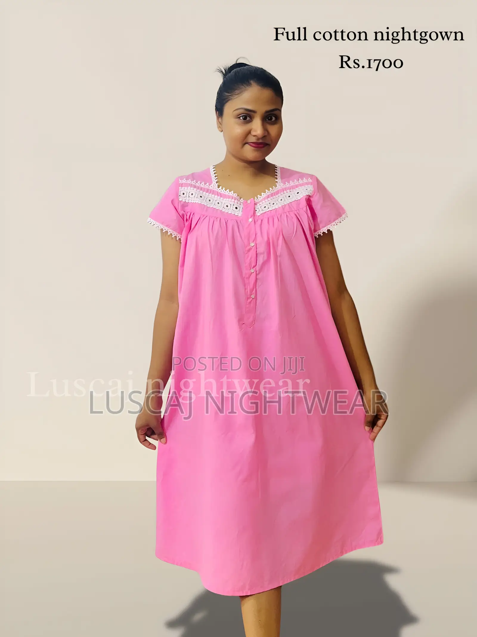 Full Cotton Fabric Nighty