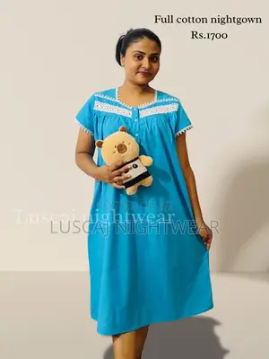 Full Cotton Fabric Nighty