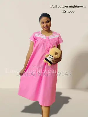 Full Cotton Fabric Nighty