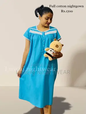 Full Cotton Fabric Nighty