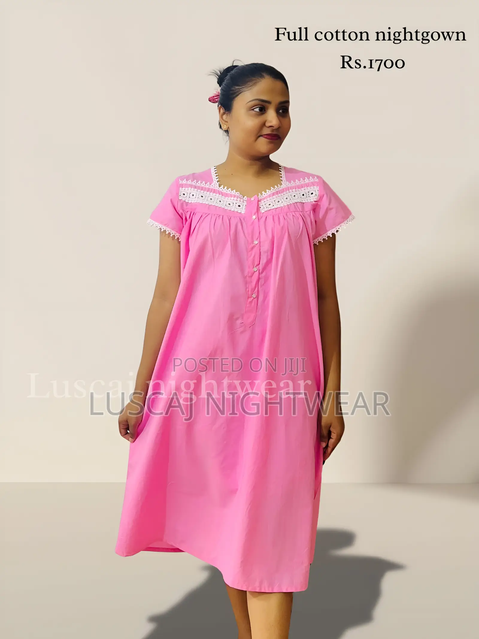 Full Cotton Fabric Nighty