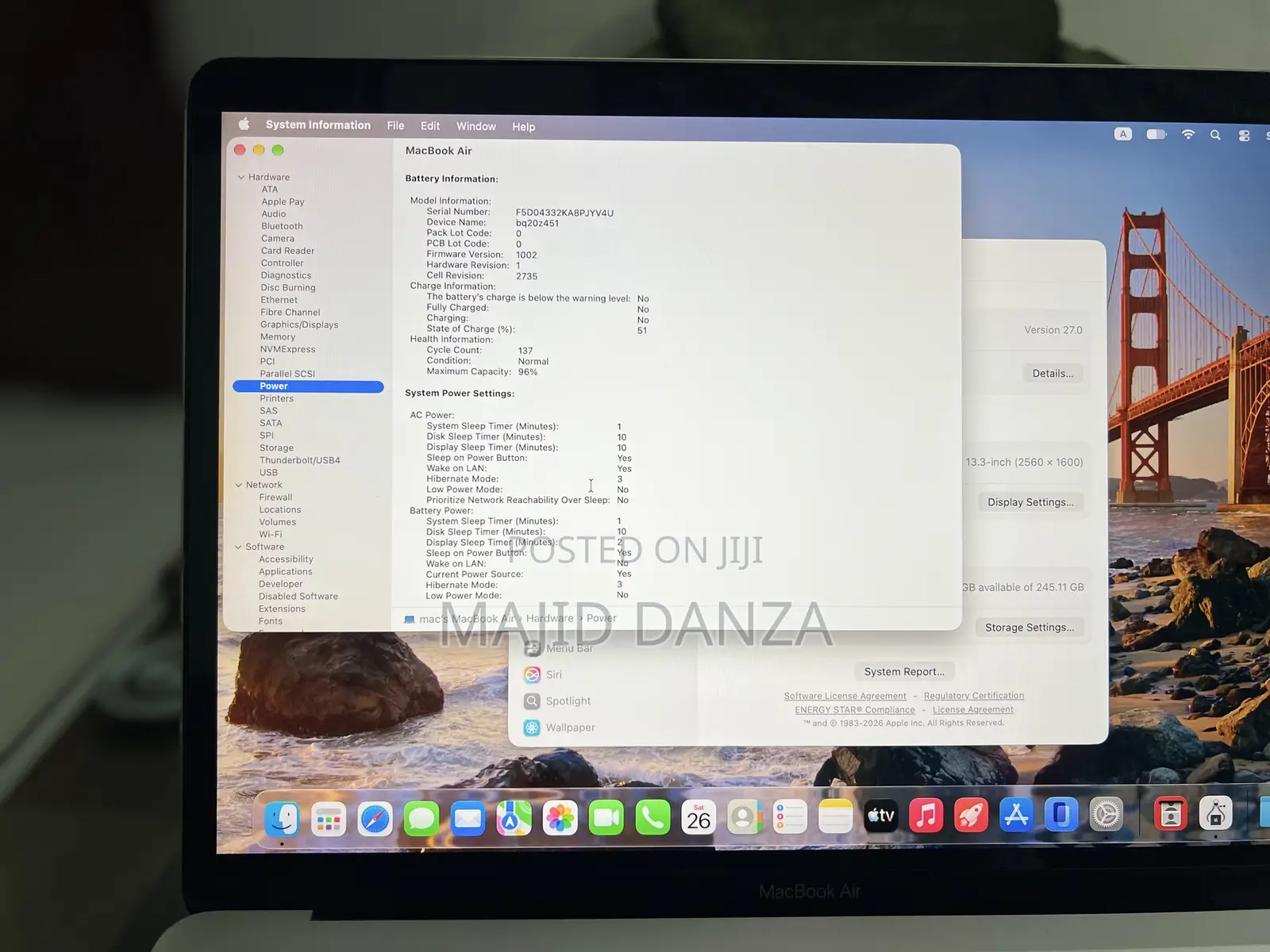 Laptop Apple MacBook Air 2020 M1 8GB Apple M1 SSD 256GB