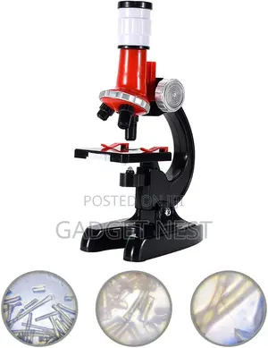 Kids Microscope Toy 100X / 400X / 1200X STEM Science Learning Set