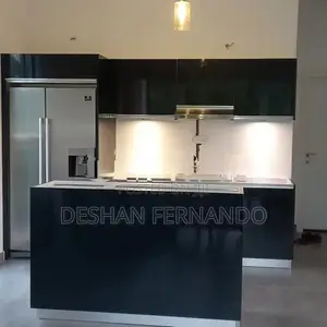 Modern pantry cupboard with granaite top