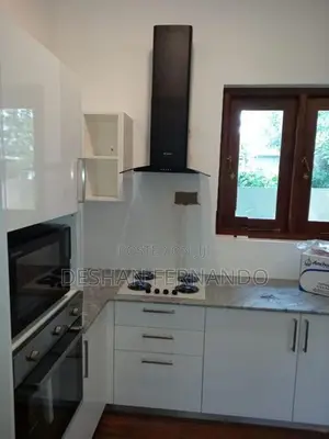 Modern pantry cupboard with granaite top