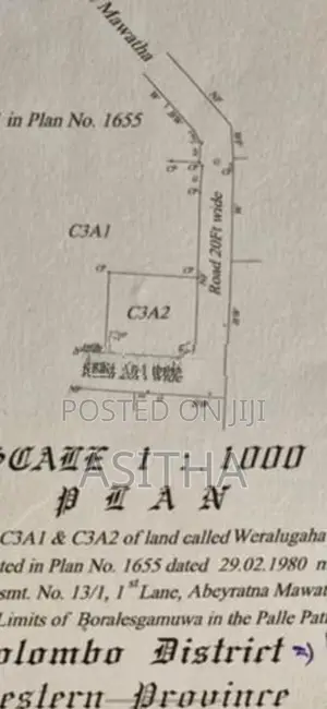 Land for Sale Boralasgamuwa