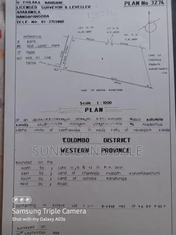 168 Perches Land for Sale in Padukka