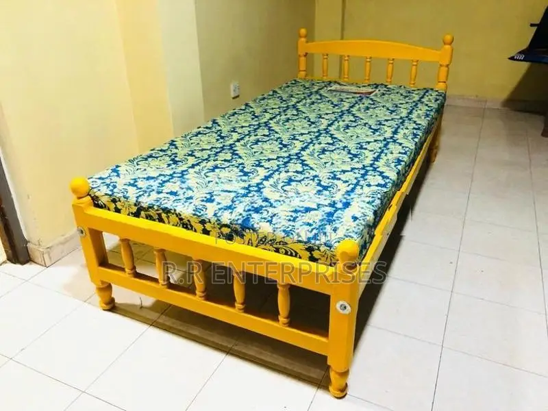 6*3 Ft Single Bed with Mattress