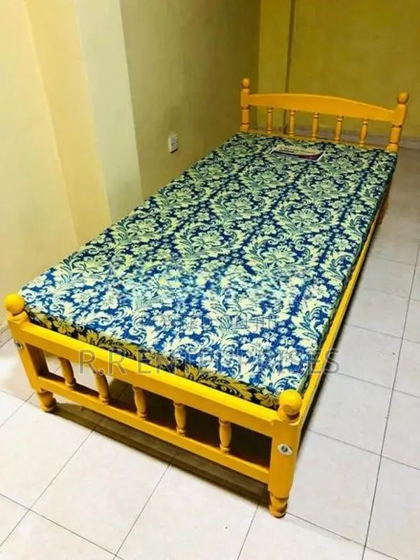 6*3 Ft Single Bed with Mattress