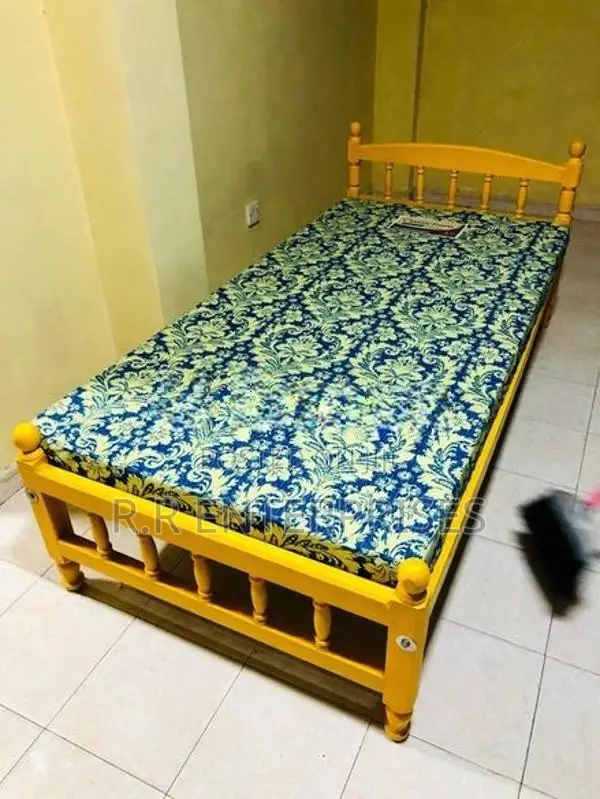 6*3 Ft Single Bed with Mattress