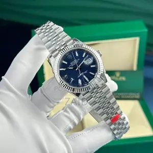 Rolex Datejust Blue Motif Dial Jubilee Super Clone Mens Watch