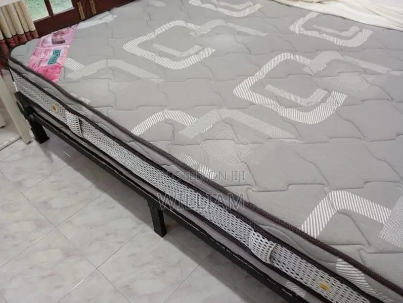 Damro Solid Bed Frame With Mattress