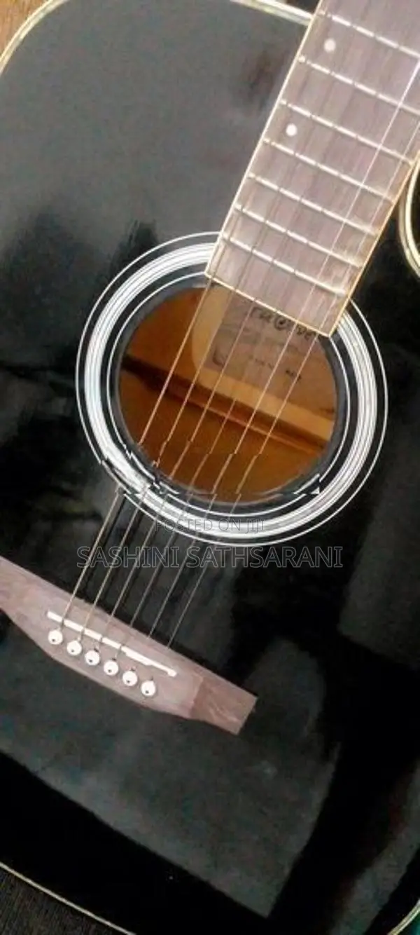 Black the Olive Tree Guitar