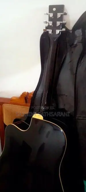 Black the Olive Tree Guitar