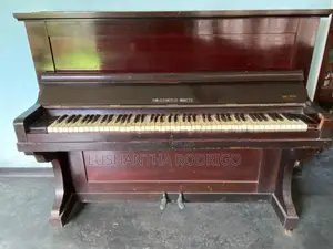 Caves Model Broadwood White Piano