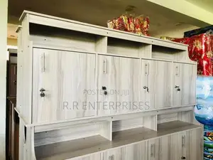 5 Ft 4 Door Melamine Pantry Cupboard Set