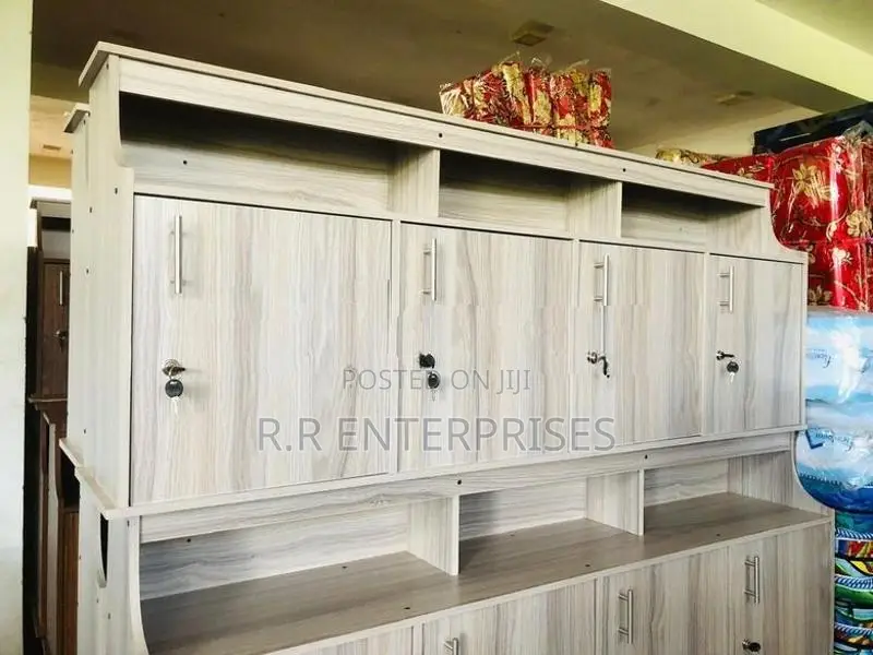 5 Ft 4 Door Melamine Pantry Cupboard Set