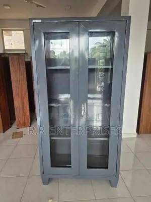 6*3 Ft Glass Door Steel Office Cupboard
