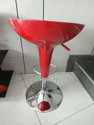 Glossy Adjustable Bar Stools
