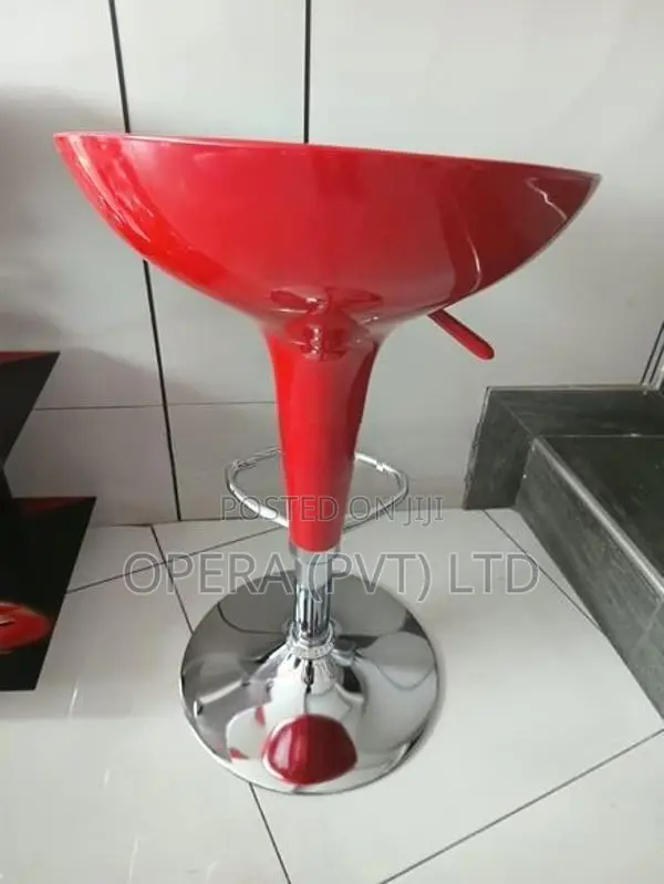Glossy Adjustable Bar Stools