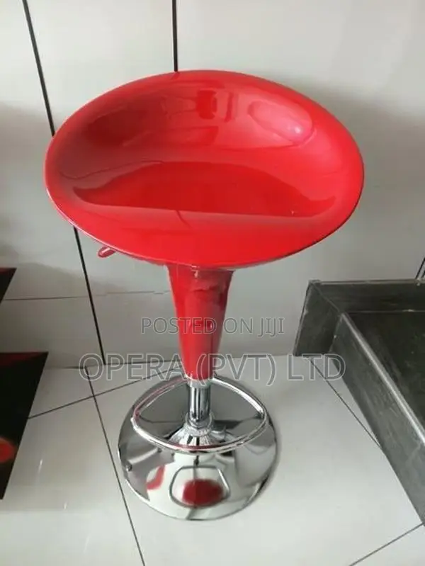 Glossy Adjustable Bar Stools