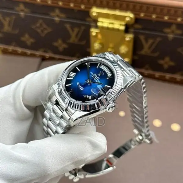 Rolex Superclone Watch DayDate Blue Ombre Dial 40mm