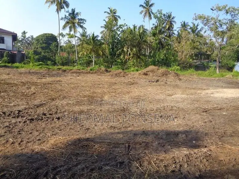 Negombo Kurana lagoon facing land with wide road for sale