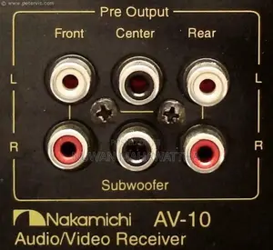 Power Nakamichi Av-10 Amplifier