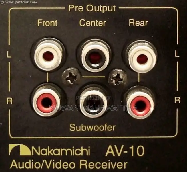 Power Nakamichi Av-10 Amplifier