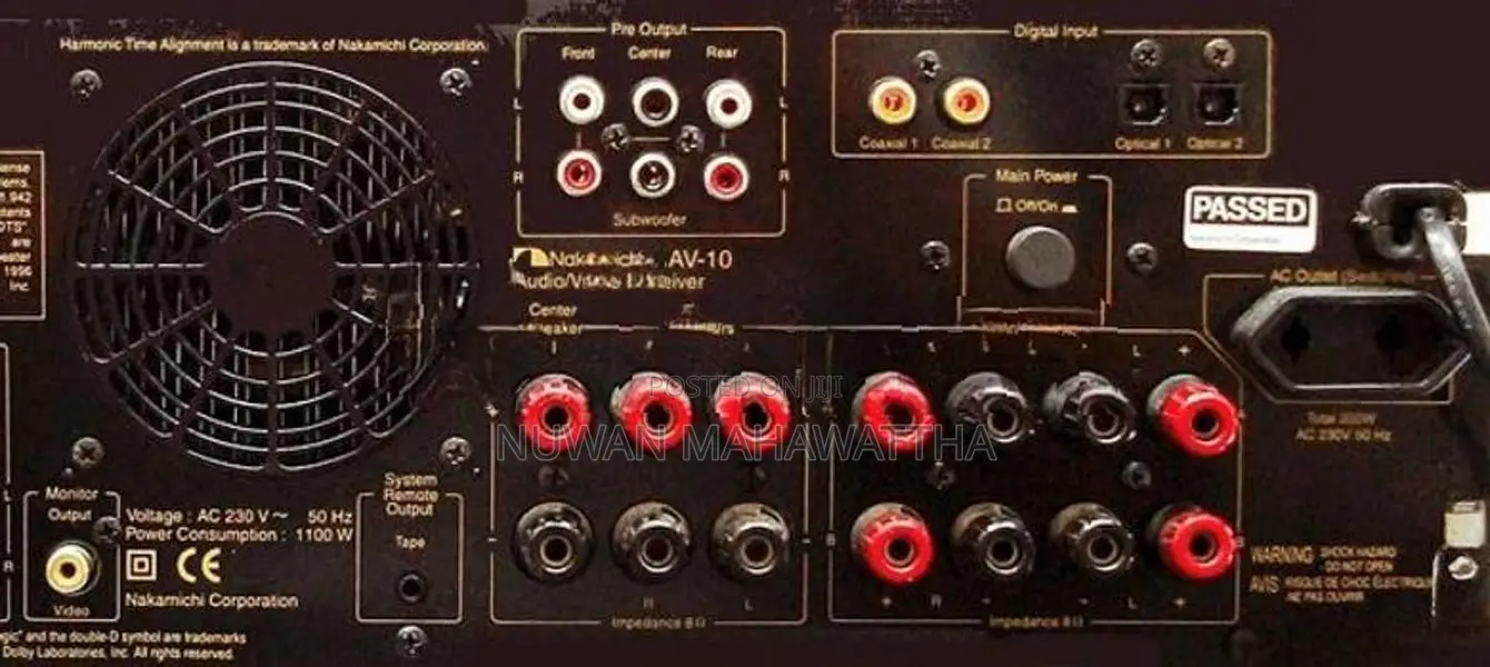 Power Nakamichi Av-10 Amplifier