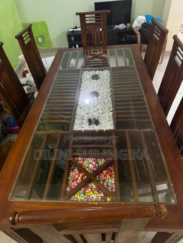 Teak Dining Table With Chair 8