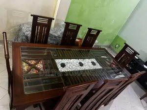 Teak Dining Table With Chair 8