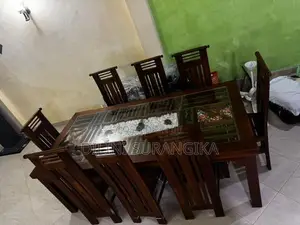 Teak Dining Table With Chair 8