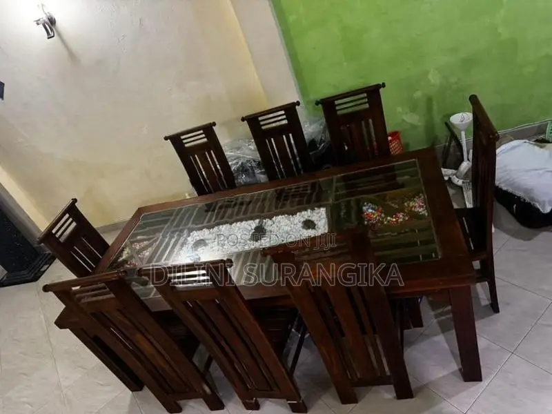 Teak Dining Table With Chair 8