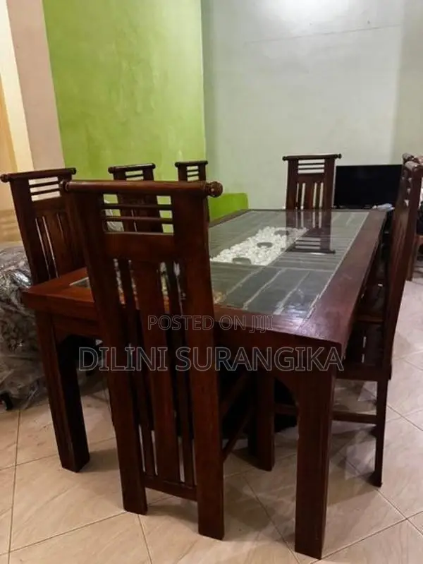 Teak Dining Table With Chair 8