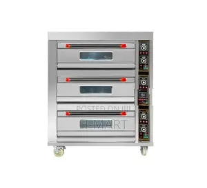 Industrial Gas oven 3 Deck-6 Tray brand new