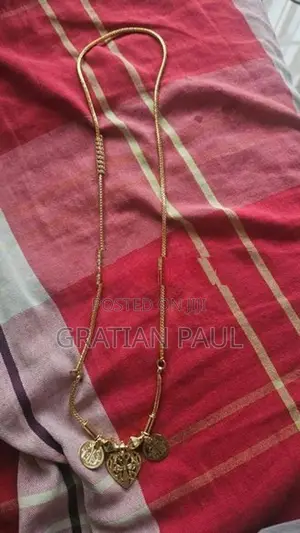 Christian 22K Gold Plated Thaali