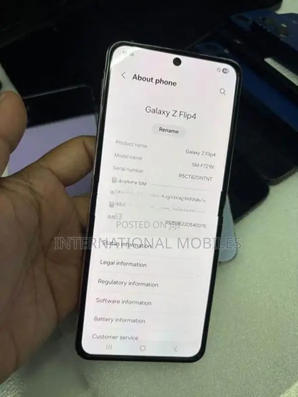Samsung Z Flip 4 Fullset 5G (Used)