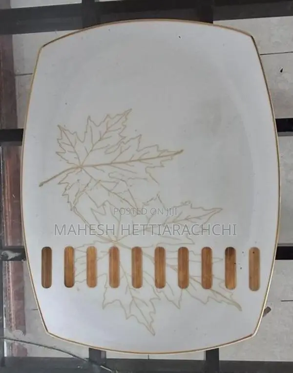 Dankotuwa Porcelain Square Maple Leaf Dinner Set (24 PCS)
