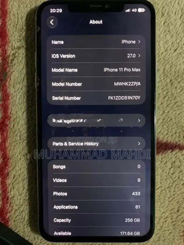 Apple iPhone 11 Pro Max (Used)