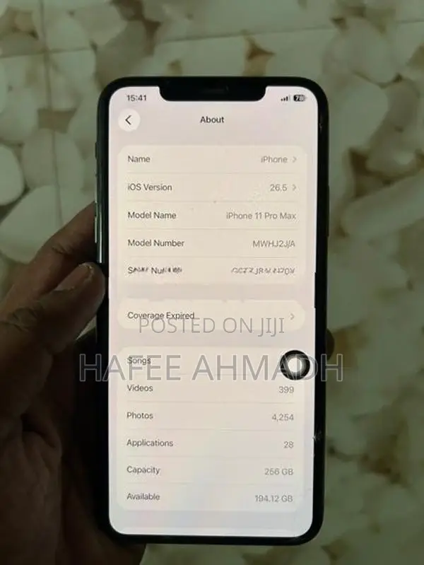 Apple iPhone 11 Pro Max (Used)