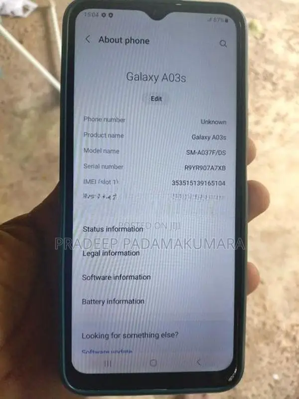 Samsung Galaxy A03s (Used)